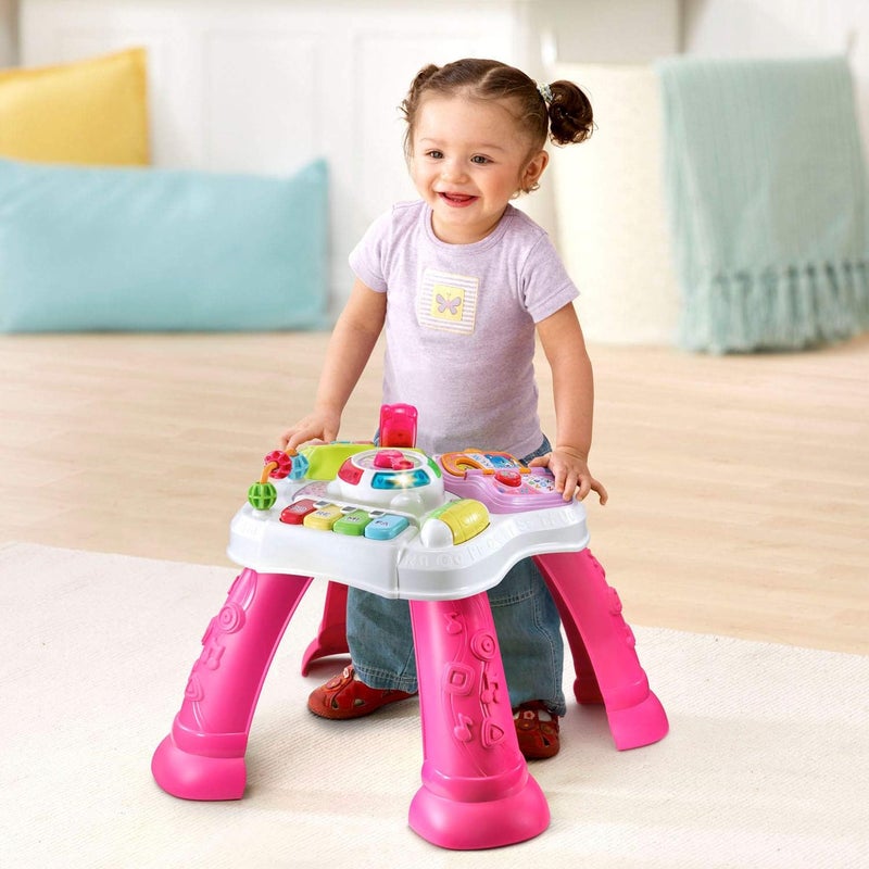 vtech Sit-to-Stand Learn and Discover Table, Pink - Image 5